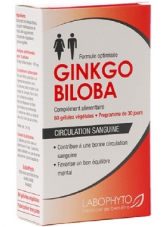 Aphrodisiaque Ginkgo Biloba 60 Gélules